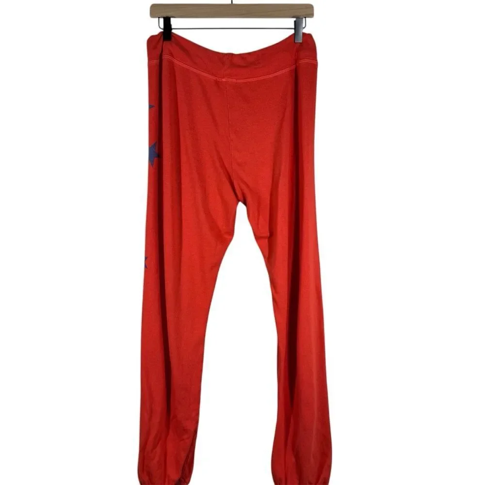 Sundry Red Stars Basic Jogger Sweatpants Comfy Loungewear Women’s 3 Or Large - Picture 4 of 5